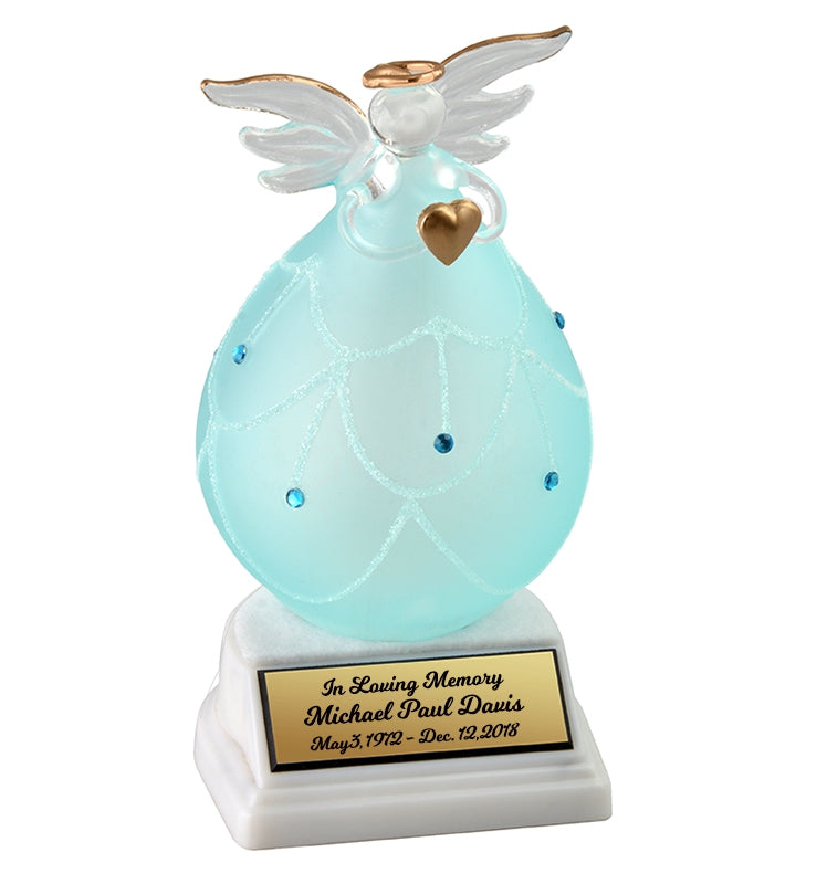 Harmony Angel Precious Glass Keepsake Urn