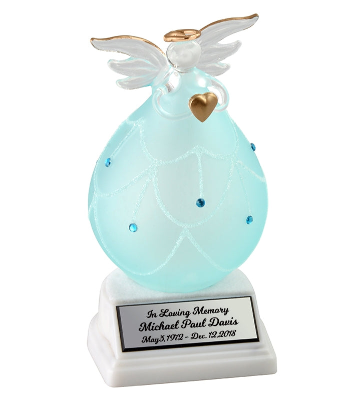 Harmony Angel Precious Glass Keepsake Urn