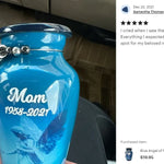 Blue Angel of Protection Mini Urn - Love Charms™ Option