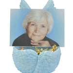 Blue Angel Wings Keepsake Urn