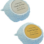 Blue Angel Wings Keepsake Urn