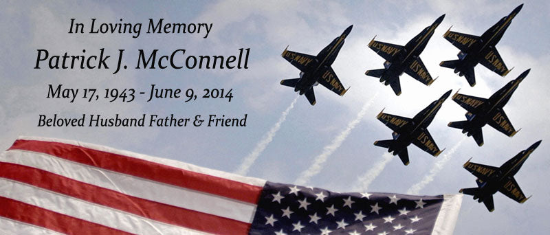 Blue Angels Keychain Urn Engraved