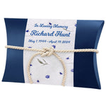 Blue Bells Peaceful Pillow® Water Burial Cremation Urn - Biodegradable Water Burial At Sea Urn - Wide River Urn