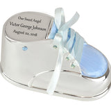 Blue Bootie Photo Baby Urn