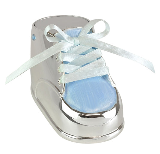 Blue Bootie Photo Baby Urn