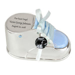 Blue Bootie Photo Baby Urn