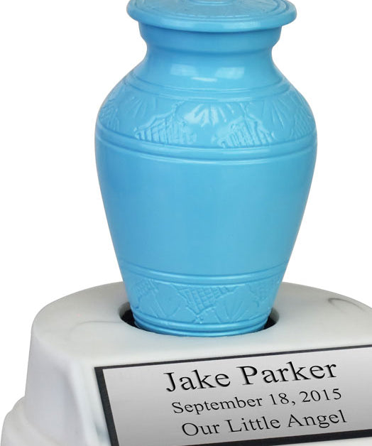 Blue Brass Preemie Urn