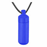 Blue Capsule Ash Urn Pendant