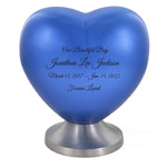 Beautiful Boy Blue Heart Child Urn