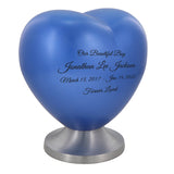 Beautiful Boy Blue Heart Child Urn