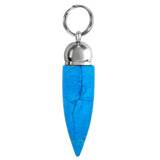 Blue Moon Windchime - Blue Crystal Urn - Engraved Tag Option