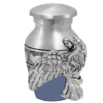 Wings of an Blue Angel Circle of Hearts Keepsake Urn - Engraving Option