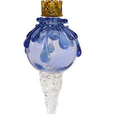 Blue Snowball Icicle Ornament Keepsake Urn