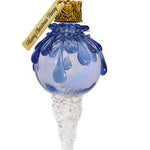 Blue Snowball Icicle Ornament Keepsake - Love Charms® Option