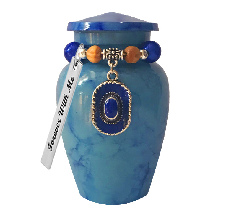Cowboy or Cowgirl Mini Keepsake Urn - Love Charms® Option