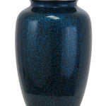 Blue Marbled Pewter Cremation Adult Urn - Tribute Wreath™ - Pro Laser Engraving
