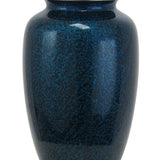 Blue Marbled Pewter Cremation Adult Urn - Tribute Wreath™ - Pro Laser Engraving