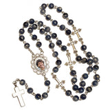 Our Father Crosses Photo Rosary Necklace Urn