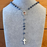 Our Father Crosses Photo Rosary Necklace Urn
