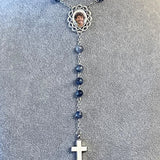 Our Father Crosses Photo Rosary Necklace Urn