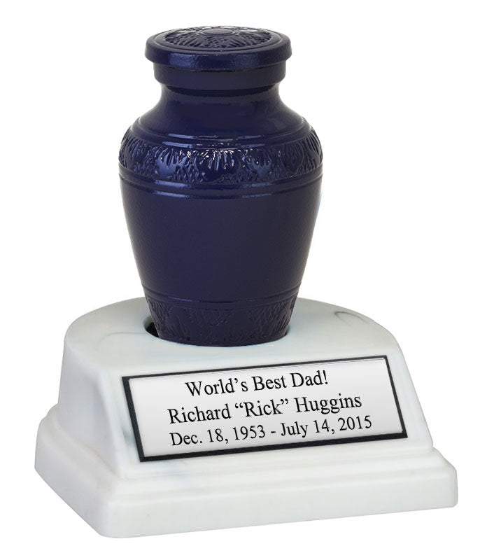 Blue World's Best Keepsake Urn