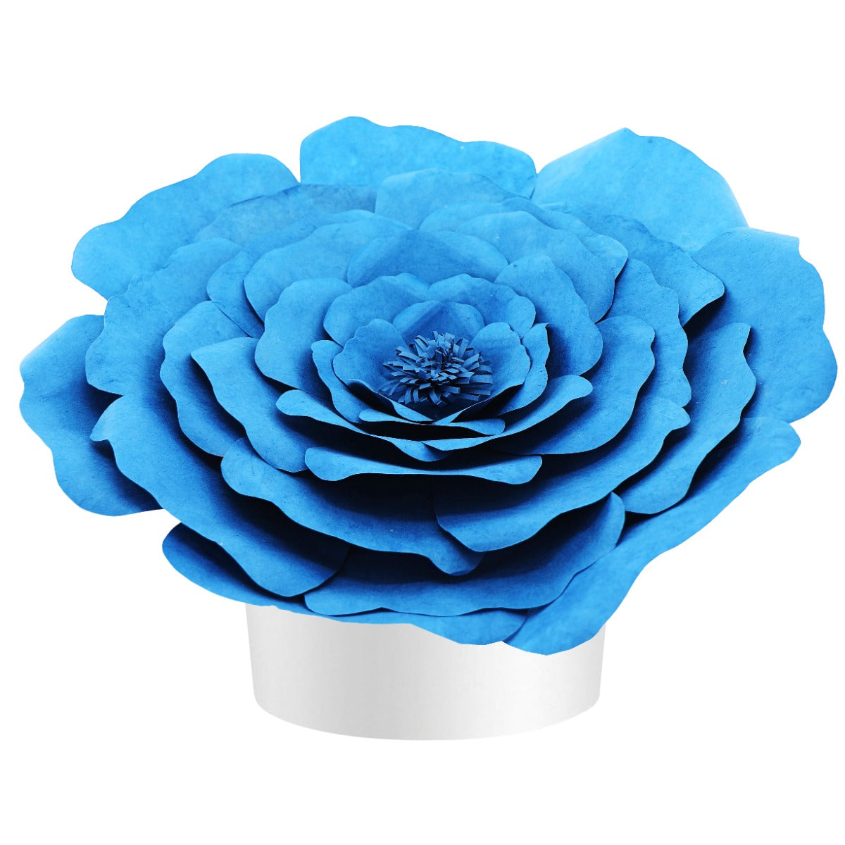 Blue Peaceful Petal® Flower Water Burial Adult or Companion Urn - Orange Butterfly Option