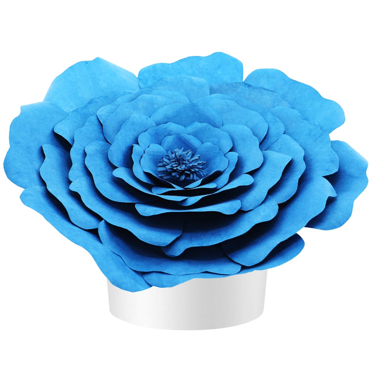 Blue Peaceful Petal® Flower Water Burial Adult or Companion Urn - Orange Butterfly Option