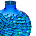 Beautiful Earth Blue Reflections Mosaic Glass Adult or Medium Urn - Personalized Option - Made in USA