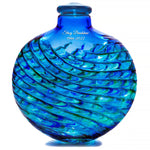 Beautiful Earth Blue Reflections Mosaic Glass Adult or Medium Urn - Personalized Option - Made in USA