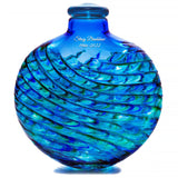 Beautiful Earth Blue Reflections Mosaic Glass Adult or Medium Urn - Personalized Option - Made in USA