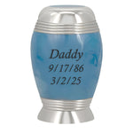 Blue Rose Mini Urn - Engraving Option - Unique  and Lasting Memorial Keepsake