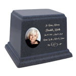 Blue Photo Granite Large Adult or Medium Urn