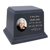 Blue Photo Granite Large Adult or Medium Urn