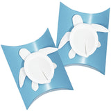 Sea Turtle Blue Mini Peaceful Pillow® Water Burial Urn - Set of 2