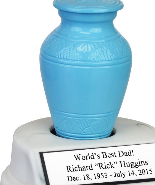 Blue World's Best Keepsake Urn