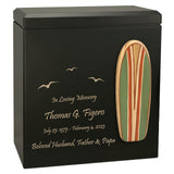 Surf Rider Paddle Boards Wood Cremation Urn - Choose One of Three Options