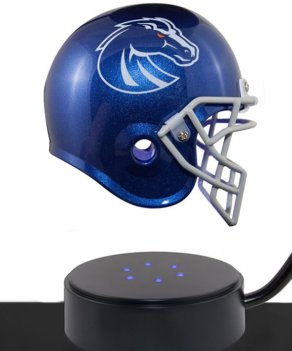 Football Cremation Urn & Boise State University Hover Helmet Décor