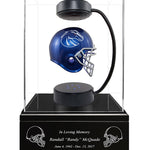 Football Cremation Urn & Boise State University Hover Helmet Décor