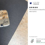 Book Of Love Jewelry Ash Urn - Love Charms® Option