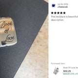 Book Of Love Jewelry Ash Urn - Love Charms® Option