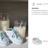 Blue Bootie Photo Baby Urn