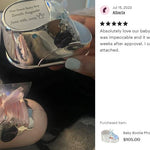 Blue Bootie Photo Baby Urn