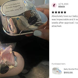 Blue Bootie Photo Baby Urn