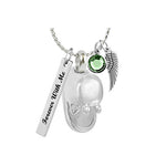 Baby Bootie Necklace Ash Urn - Love Charms™ Option 