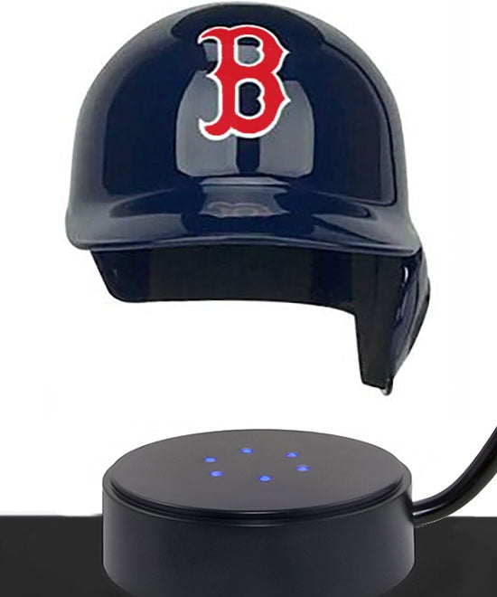 Baseball Cremation Urn & Boston Red Sox Hover Helmet Décor