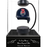 Baseball Cremation Urn & Boston Red Sox Hover Helmet Décor