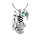 Boxing Glove Ash Pendant Urn - Love Charms Option
