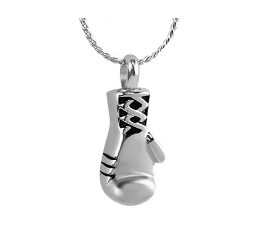 Boxing Glove Ash Pendant Urn - Love Charms Option