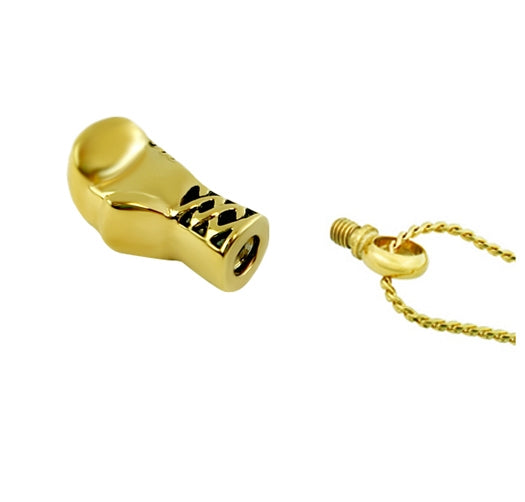 Golden Gloves Boxing Ash Pendant Urn - Love Charms Option