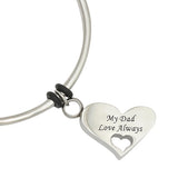 My Dad Love Always Bangle Bracelet Urn